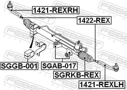 Mounting, steering gear SGGB-001 - image 2