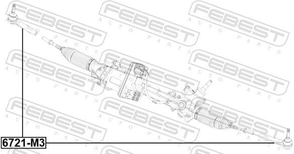 Tie Rod End 6721-M3 - image 2