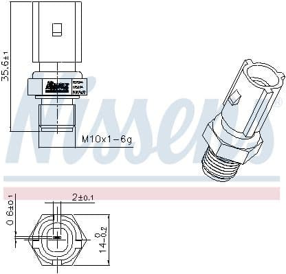 Sensor, coolant temperature 207044