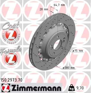 Brake Disc FORMULA Z BRAKE DISC 150.2973.70