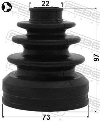 Bellow, drive shaft 0115-GRX125 - image 2