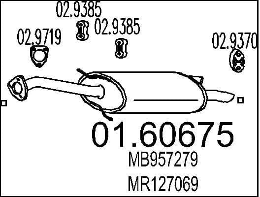 Rear Muffler 01.60675