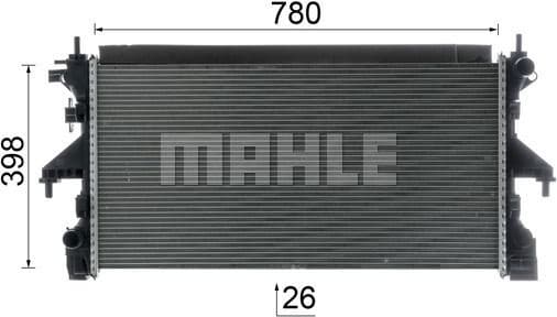 Radiator, engine cooling BEHR *** PREMIUM LINE *** CR 2631 000P - image 11