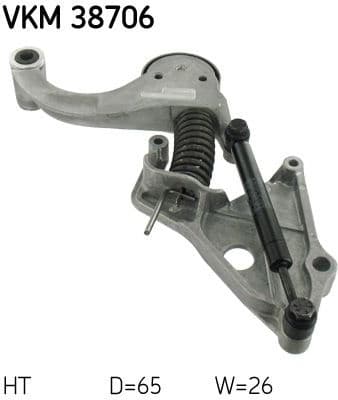 Belt Tensioner, V-ribbed belt VKM38706 - image 2