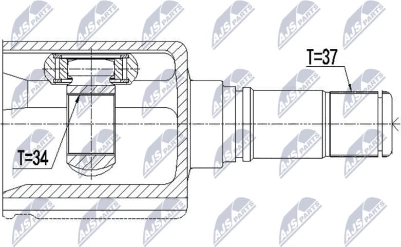 Joint Kit, drive shaft NPW-VW-084 - image 2