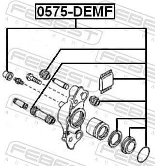Repair Kit, brake caliper 0575-DEMF - image 2