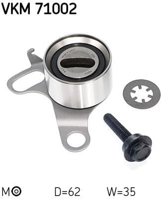 Tensioner Pulley, timing belt VKM 71002 - image 2