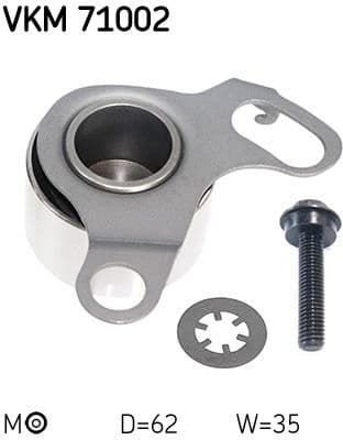 Tensioner Pulley, timing belt VKM 71002 - image 3