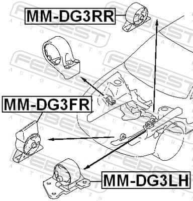 Mounting, engine MM-DG3FR - image 2