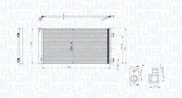 Condenser, air conditioning 350203747000