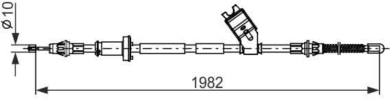 Cable Pull, parking brake 1 987 482 747 - image 5