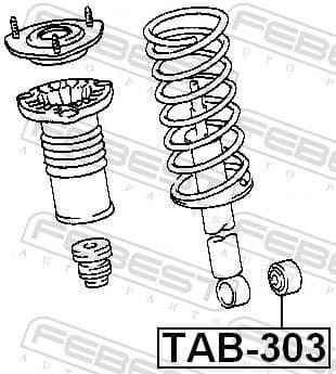 Bush, shock absorber TAB-303 - image 2