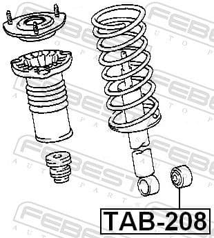 Bush, shock absorber TAB-208 - image 2