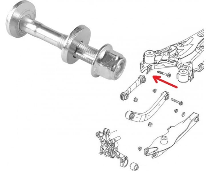Bolt eccentric TED58313