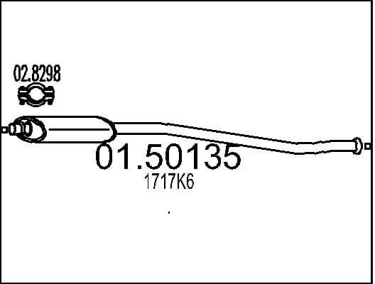 Centre Muffler 01.50135