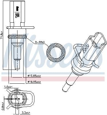 Sensor, coolant temperature ** FIRST FIT ** 207018