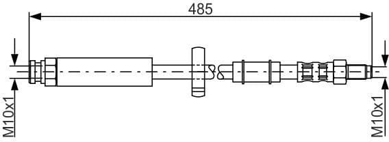 Brake Hose 1 987 481 063 - image 5