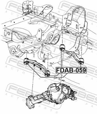 Mounting, differential FDAB-059 - image 2