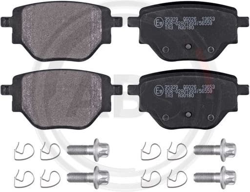 Brake Pad Set, disc brake 35329