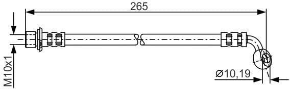 Brake Hose 1 987 481 127