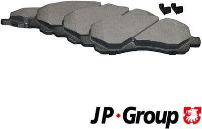 Brake Pad Set, disc brake JP 3963600410