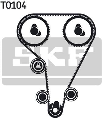 Water Pump & Timing Belt Kit VKMC 04212 - image 4