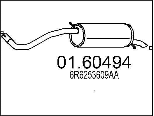 Rear Muffler 01.60494