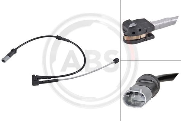 Warning Contact, brake pad wear 39401