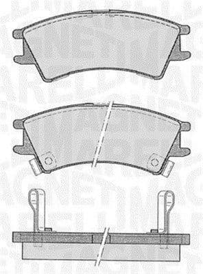 Brake Pad Set, disc brake 363916060800