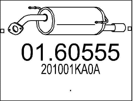 Rear Muffler 01.60555