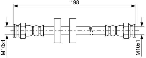 Brake Hose 1 987 481 581