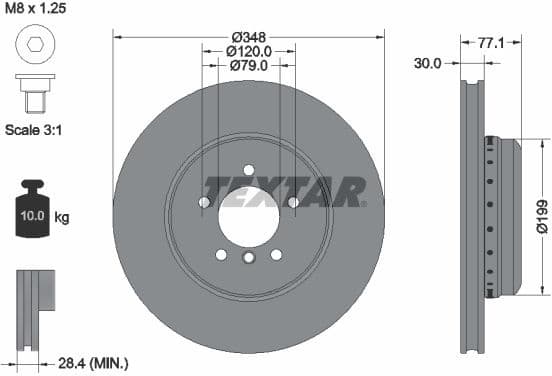 Brake Disc PRO+ 92141825