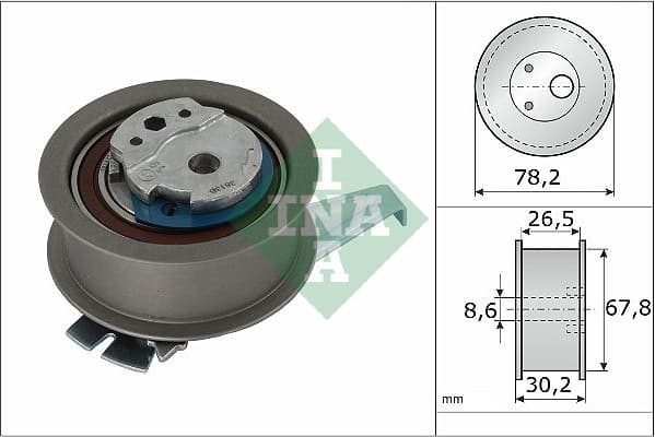Tensioner Pulley, timing belt 531096210