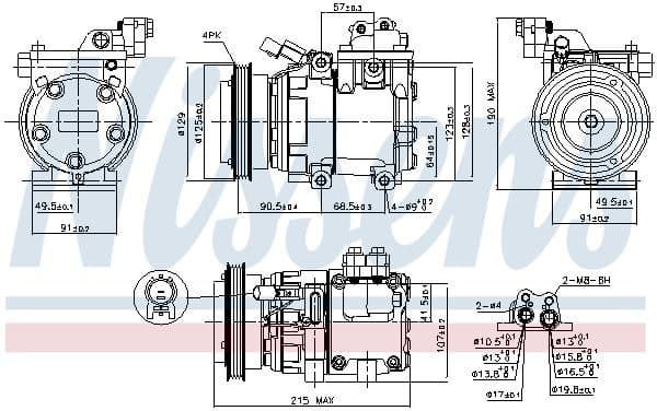 Compressor, air conditioning ** FIRST FIT ** 89085 - image 5