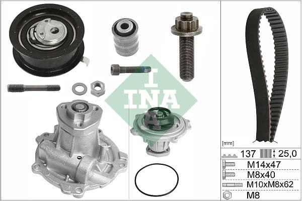 Water Pump & Timing Belt Kit 530037731