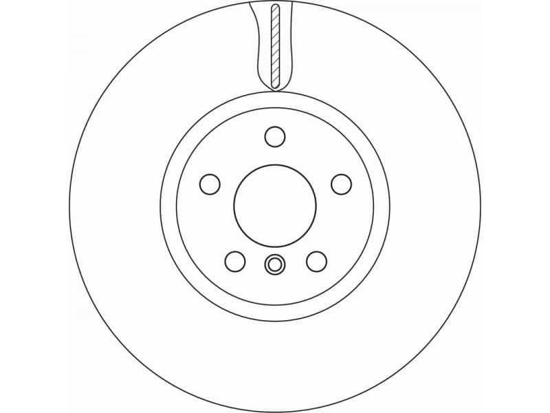 Brake Disc TRW SINGLE DF6845S