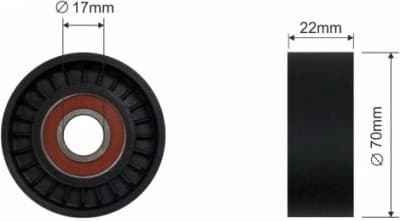 Tensioner belt DEX145-00