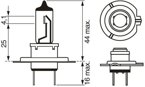 Bulb, headlight Ultra White DBL 1 987 301 441