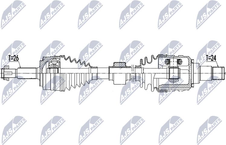 Drive Shaft NPW-TY-167