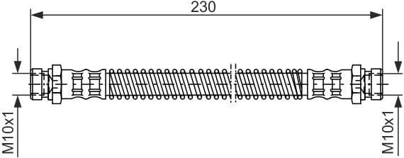Brake Hose 1 987 476 019