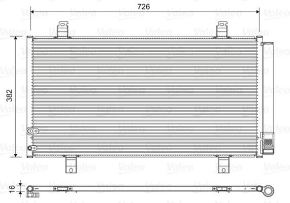 Condenser, air conditioning 822580
