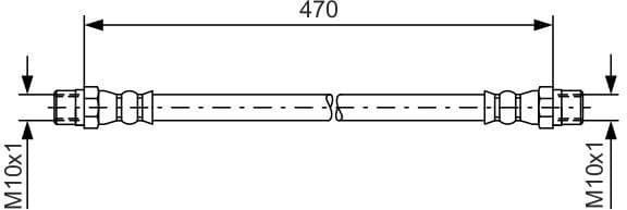 Brake Hose 1 987 476 392