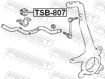 Mounting, stabiliser bar TSB-807 - image 2
