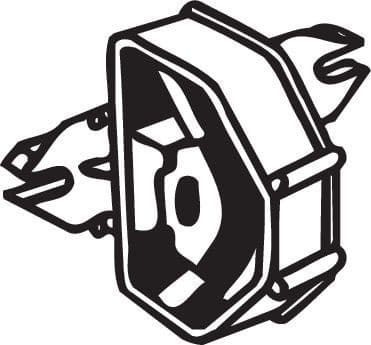 Mount, exhaust system 255-141