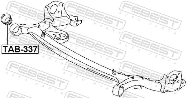 Bushing, axle beam TAB-337 - image 2