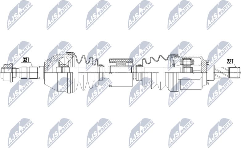 Drive Shaft NPW-PL-044