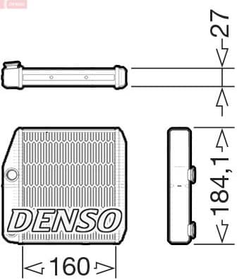 Heat Exchanger, interior heating DRR09076