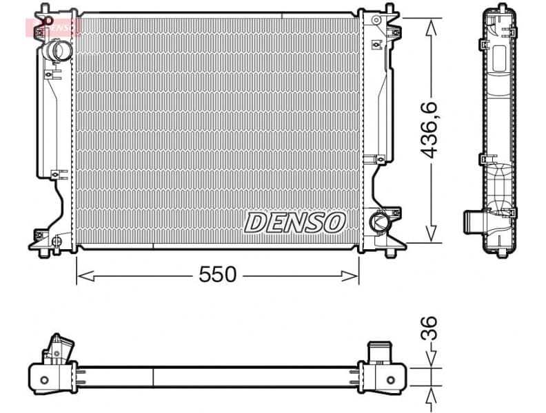 Radiator, engine cooling DRM51014