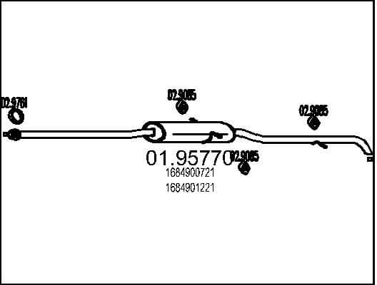 Rear Muffler 01.95770