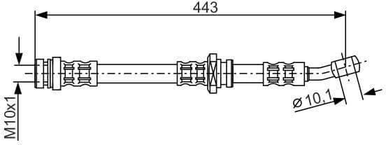 Brake Hose 1 987 476 909 - image 5